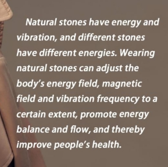 New! Natural Stone Crystal Bracelet (Sold Separately) - Picture 3 of 6